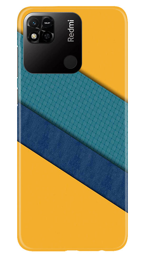 Diagonal Pattern Mobile Back Case for Redmi 10A (Design - 329)