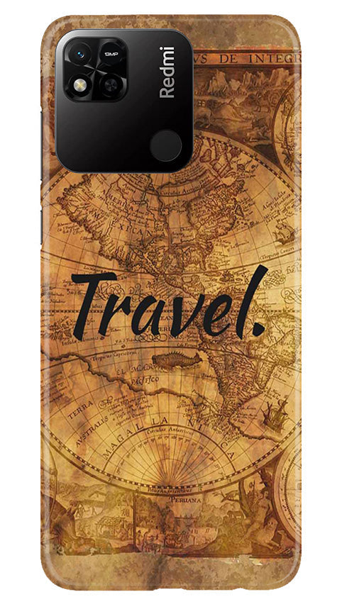 Travel Mobile Back Case for Redmi 10A (Design - 334)