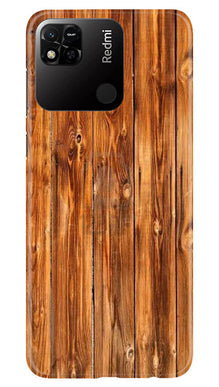 Wooden Texture Mobile Back Case for Redmi 10A (Design - 335)