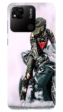 Biker Mobile Back Case for Redmi 10A (Design - 342)