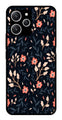 Floral Pattern Metal Mobile Case for Redmi 12   (Design No -10)