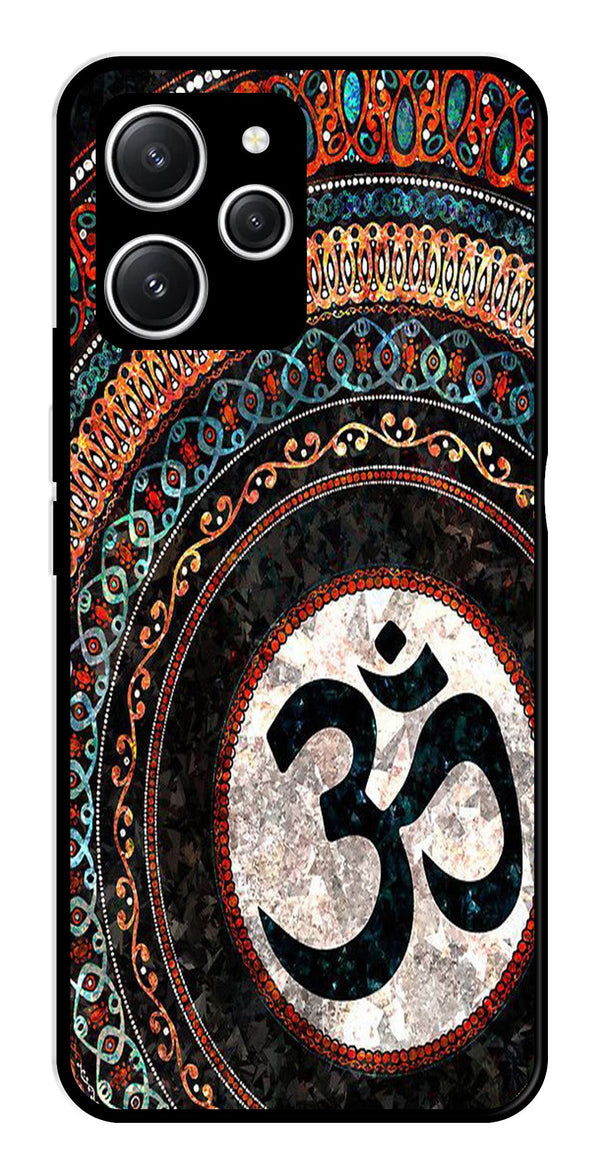 Oum Design Metal Mobile Case for Redmi 12   (Design No -15)