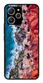 Sea Shore Metal Mobile Case for Redmi 12   (Design No -18)