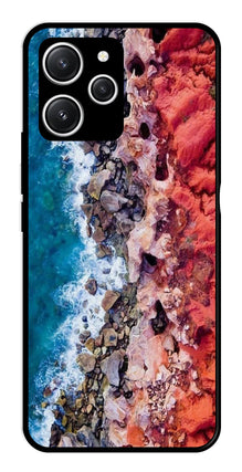 Sea Shore Metal Mobile Case for Redmi 12