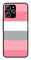 Pink Pattern Metal Mobile Case for Redmi 12   (Design No -23)