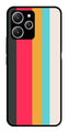 Muted Rainbow Metal Mobile Case for Redmi 12   (Design No -31)