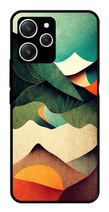 MultiColor Pattern Metal Mobile Case for Redmi 12