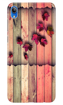 Wooden look2 Mobile Back Case for Redmi 7a (Design - 56)