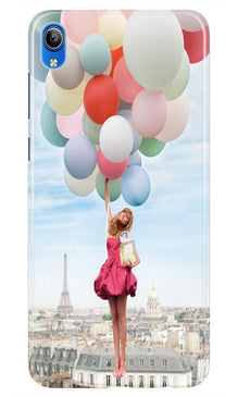 Girl with Baloon Mobile Back Case for Redmi 7a (Design - 84)
