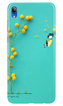 Flowers Girl Mobile Back Case for Redmi 7a (Design - 216)
