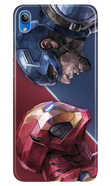 Ironman Captain America Mobile Back Case for Redmi 7a (Design - 245)