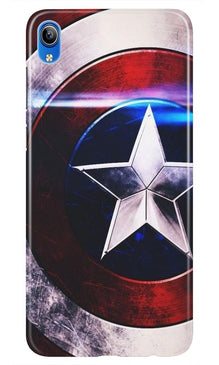 Captain America Shield Mobile Back Case for Redmi 7a (Design - 250)