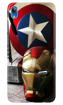 Ironman Captain America Mobile Back Case for Redmi 7a (Design - 254)