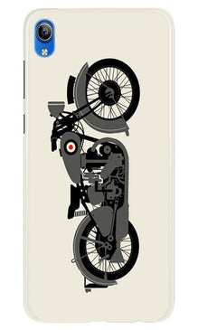 MotorCycle Mobile Back Case for Redmi 7a (Design - 259)