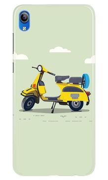 Vintage Scooter Mobile Back Case for Redmi 7a (Design - 260)