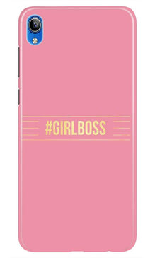 Girl Boss Pink Mobile Back Case for Redmi 7a (Design - 263)