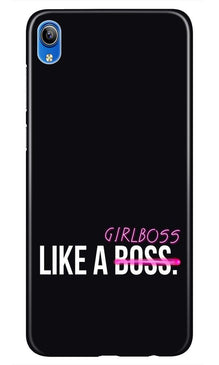 Like a Girl Boss Mobile Back Case for Redmi 7a (Design - 265)