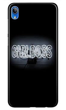 Girl Boss Black Mobile Back Case for Redmi 7a (Design - 268)