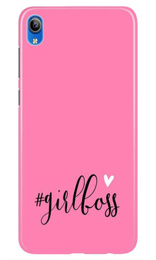 Girl Boss Pink Mobile Back Case for Redmi 7a (Design - 269)