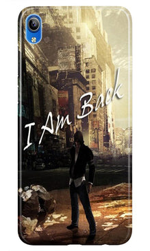 I am Back Mobile Back Case for Redmi 7a (Design - 296)