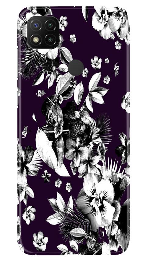 white flowers Case for Xiaomi Redmi 9c