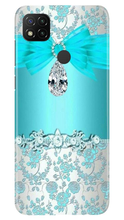 Shinny Blue Background Case for Xiaomi Redmi 9c
