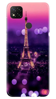 Eiffel Tower Mobile Back Case for Xiaomi Redmi 9c (Design - 86)