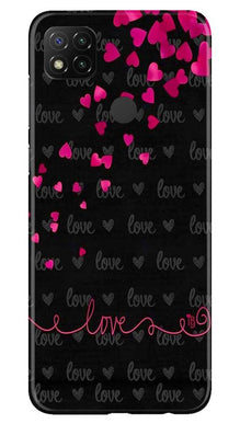 Love in Air Mobile Back Case for Xiaomi Redmi 9c (Design - 89)