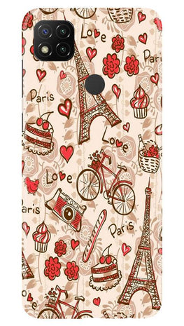 Love Paris Case for Xiaomi Redmi 9c(Design - 103)