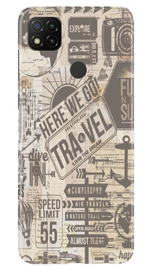 Travel Mobile Back Case for Xiaomi Redmi 9c  (Design - 104)