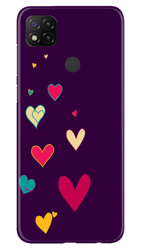 Purple Background Case for Xiaomi Redmi 9c  (Design - 107)