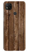 Wooden Look Case for Xiaomi Redmi 9c  (Design - 112)