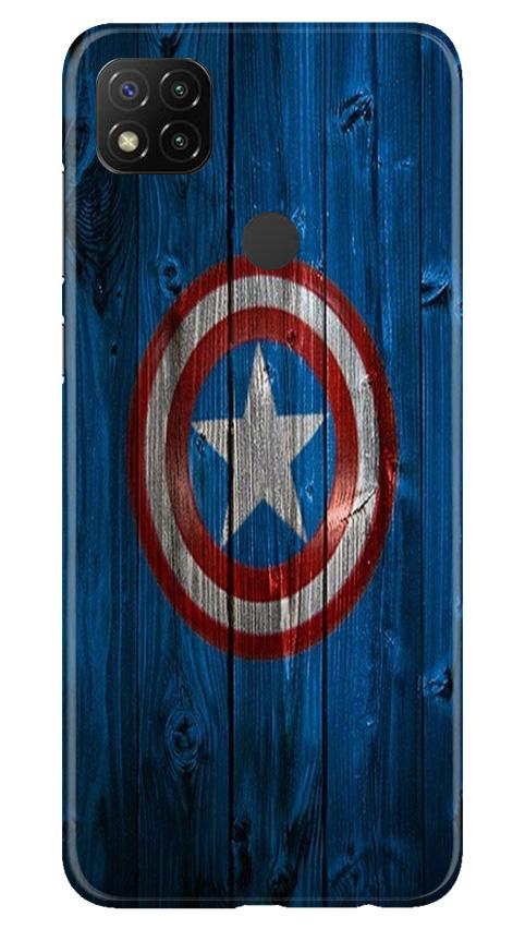 Captain America Superhero Case for Xiaomi Redmi 9c  (Design - 118)