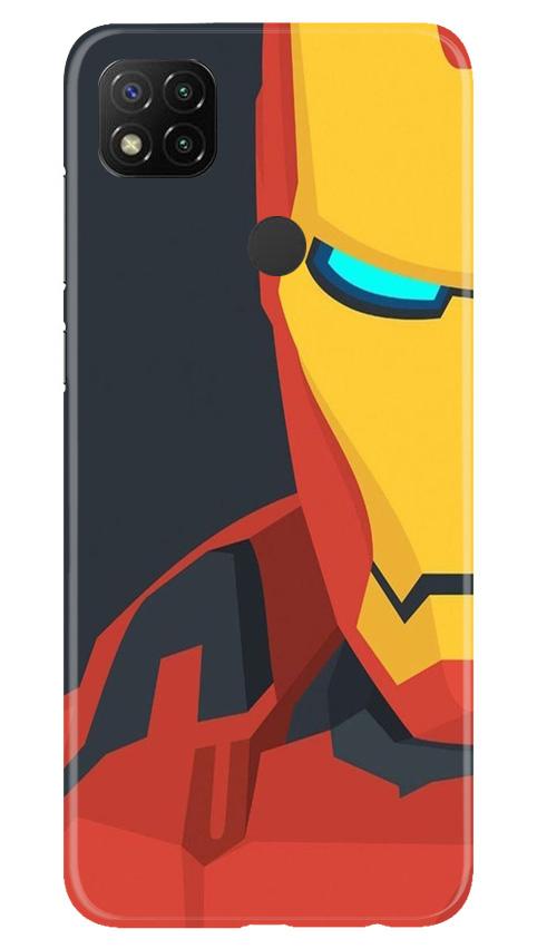 Iron Man Superhero Case for Xiaomi Redmi 9c  (Design - 120)