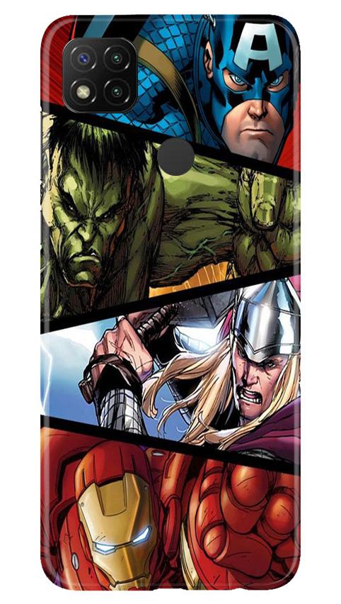 Avengers Superhero Case for Xiaomi Redmi 9c  (Design - 124)