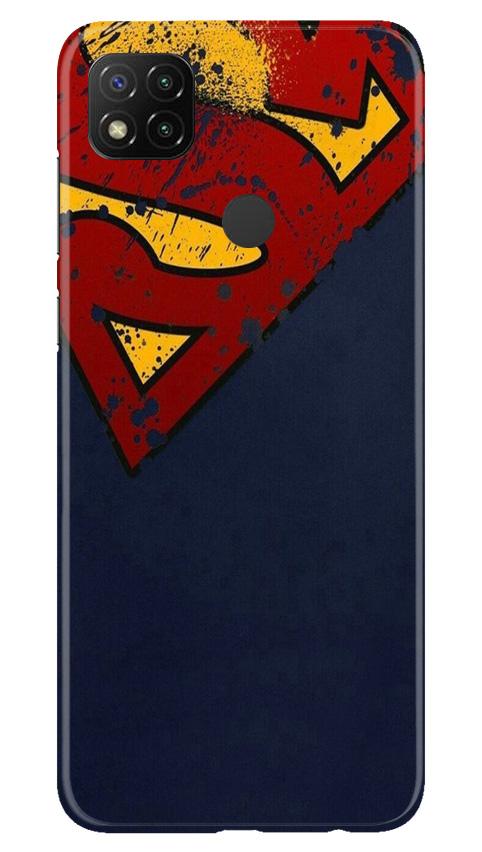 Superman Superhero Case for Xiaomi Redmi 9c  (Design - 125)