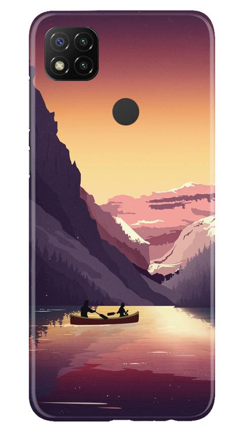 Mountains Boat Case for Xiaomi Redmi 9c (Design - 181)