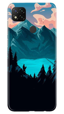 Mountains Mobile Back Case for Xiaomi Redmi 9c (Design - 186)