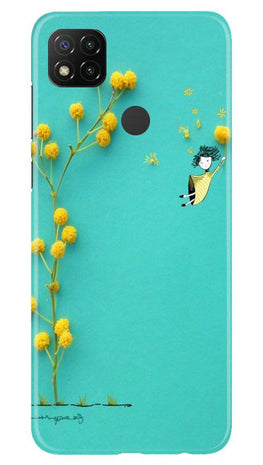 Flowers Girl Case for Xiaomi Redmi 9c (Design No. 216)
