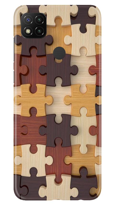 Puzzle Pattern Case for Xiaomi Redmi 9c (Design No. 217)