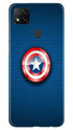 Captain America Shield Case for Xiaomi Redmi 9c (Design No. 253)