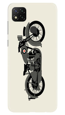 MotorCycle Mobile Back Case for Xiaomi Redmi 9c (Design - 259)