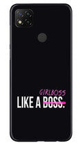 Like a Girl Boss Case for Xiaomi Redmi 9c (Design No. 265)