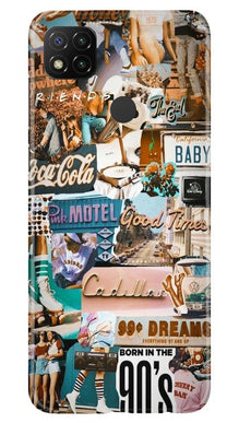 Vintage Design Mobile Back Case for Xiaomi Redmi 9c (Design - 284)