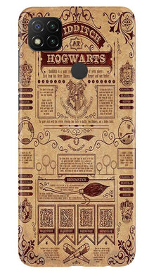 Hogwarts Mobile Back Case for Xiaomi Redmi 9c (Design - 304)