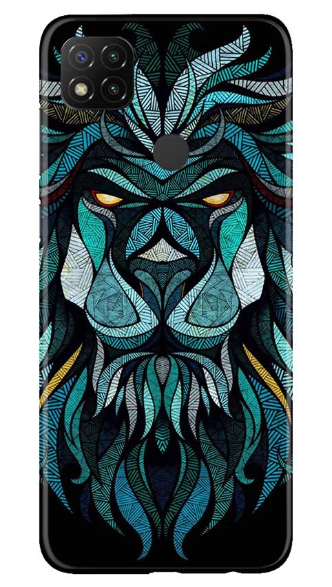 Lion Mobile Back Case for Xiaomi Redmi 9c (Design - 314)