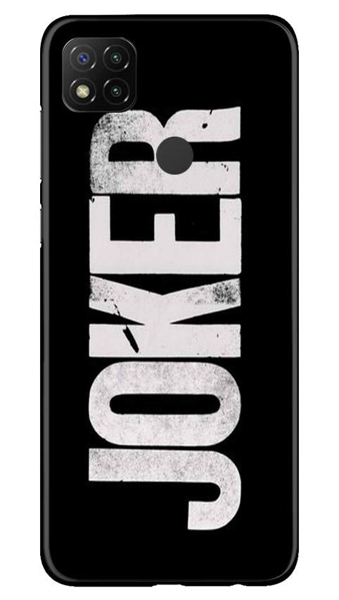 Joker Mobile Back Case for Xiaomi Redmi 9c (Design - 327)