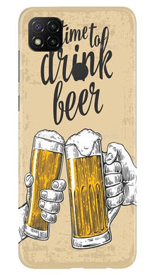 Drink Beer Mobile Back Case for Xiaomi Redmi 9c (Design - 328)