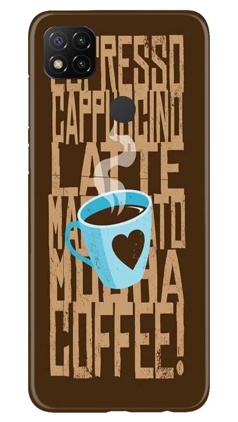 Love Coffee Mobile Back Case for Xiaomi Redmi 9c (Design - 351)