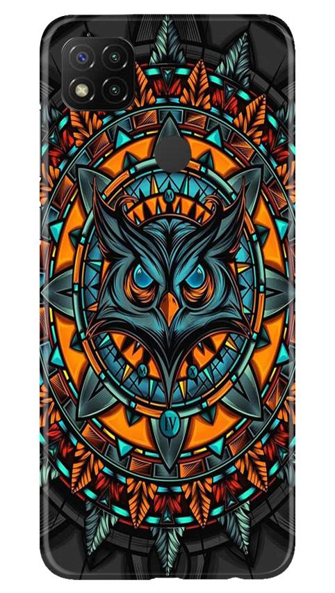 Owl Mobile Back Case for Xiaomi Redmi 9c (Design - 360)